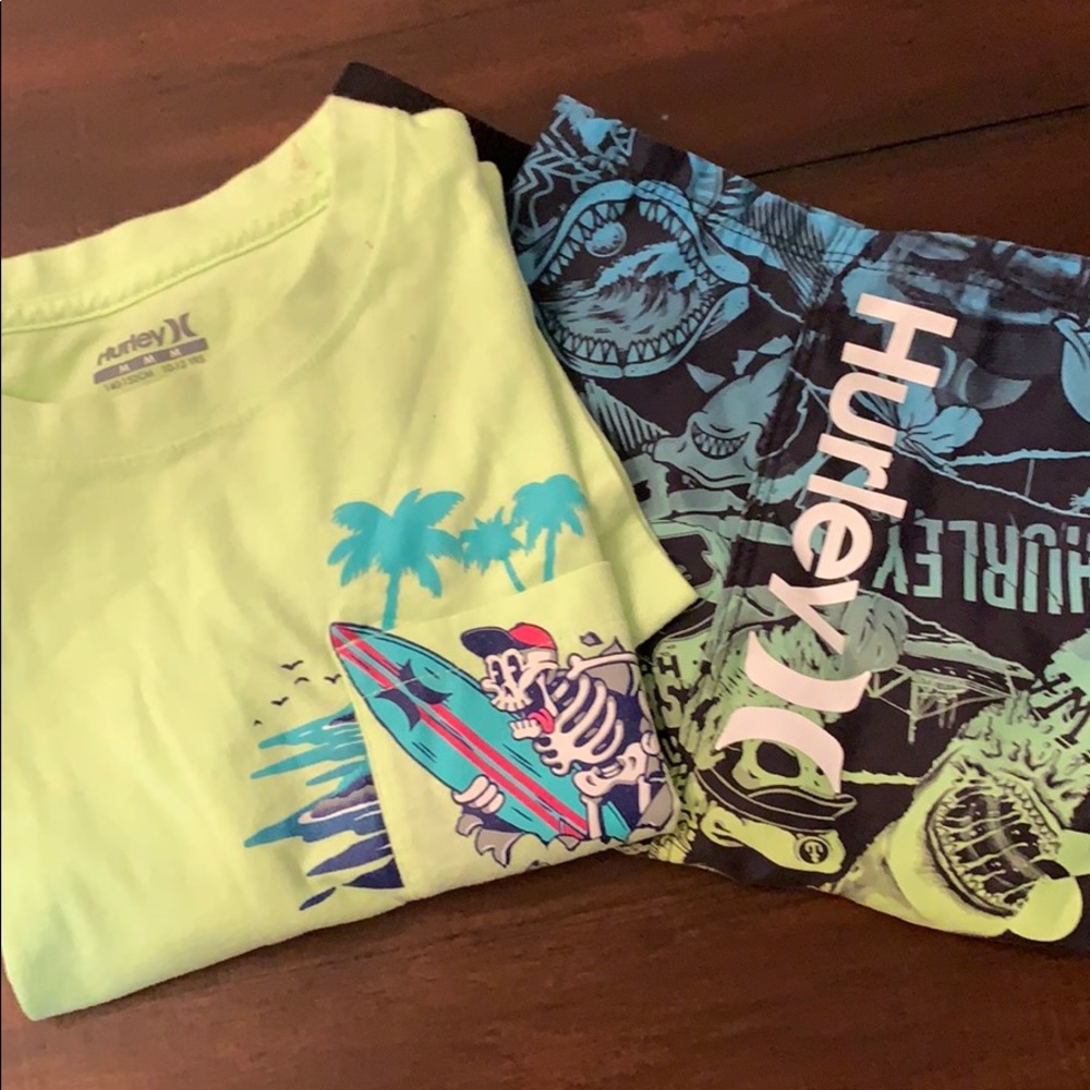 Boys Hurley shirt Hurley board shorts outfit